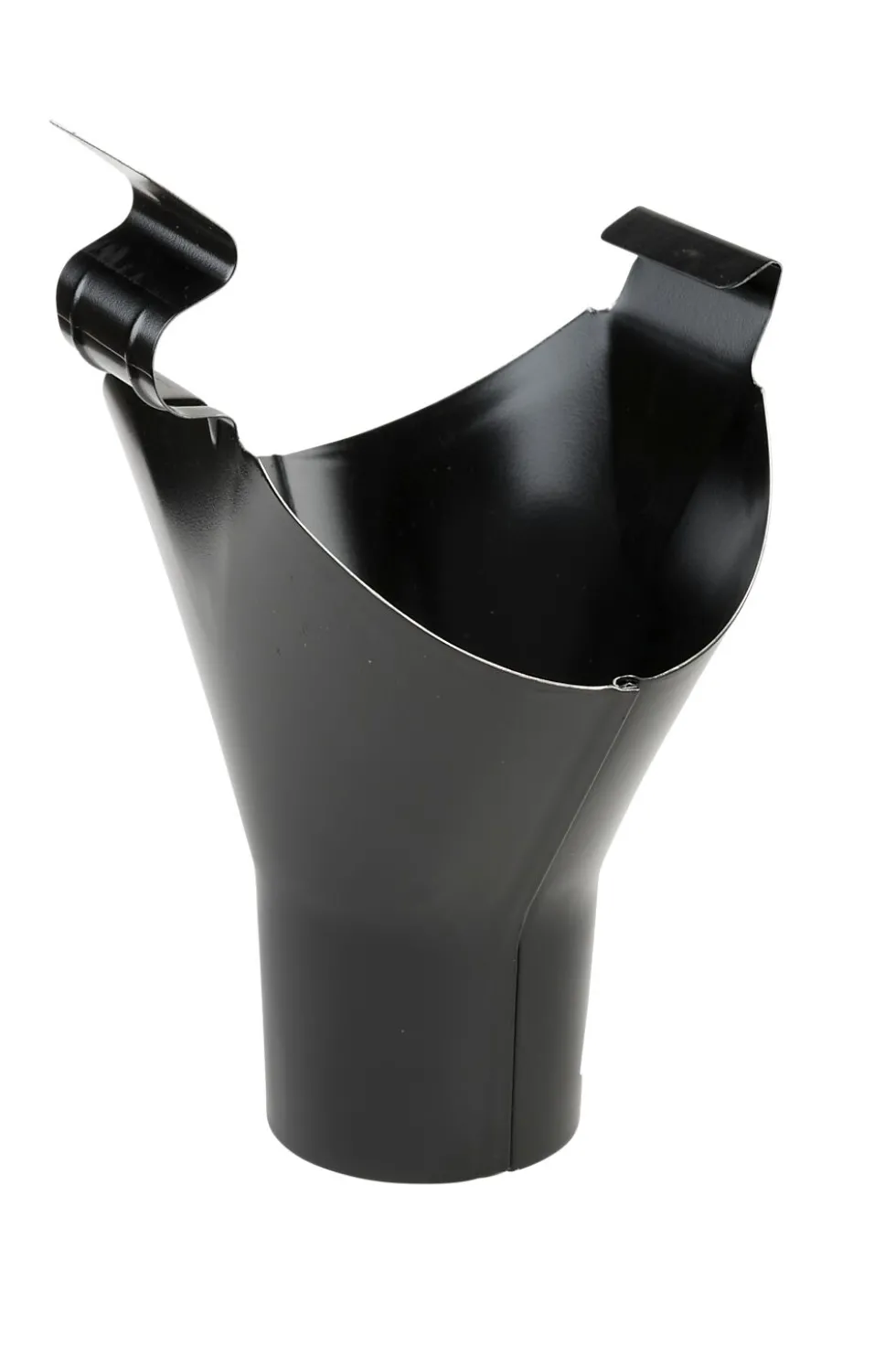 Tappestykke stål ø125/75 mm sort
