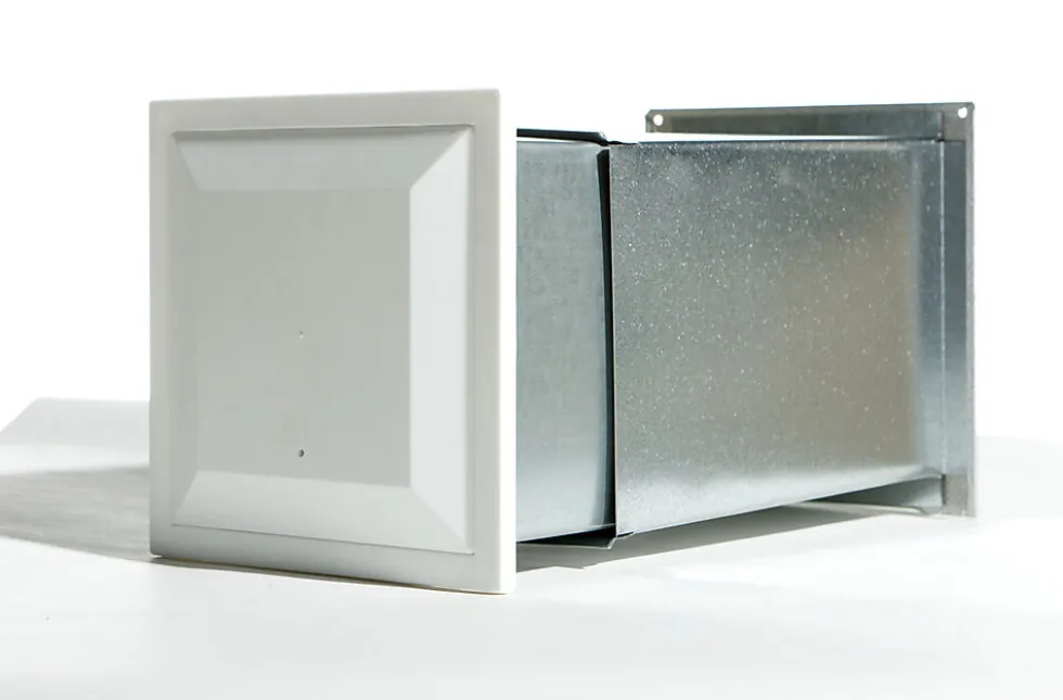 Teleskopventil 15x15x40 cm Lengde 25-40 cm