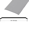 Terskel list rustfritt stål 60 mm 2 meter
