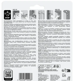 Tetningslist E-profil hvit 6 meter