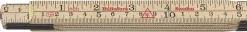 Tommestokk 1 meter tre 61-1-6 metrisk gradering/engelsk tomme