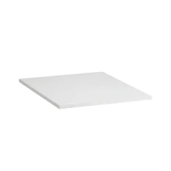 Topplate til kurvstativ 450x535x16 mm hvit melamin