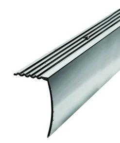 Trappenese polert aluminium boret
