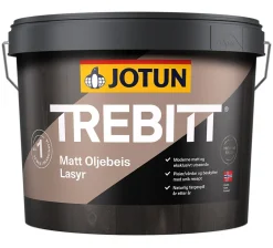 Trebitt matt oljebeis seterbrun 9 liter