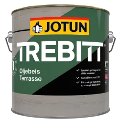 Trebitt oljebasert terrasse klar 2,7l