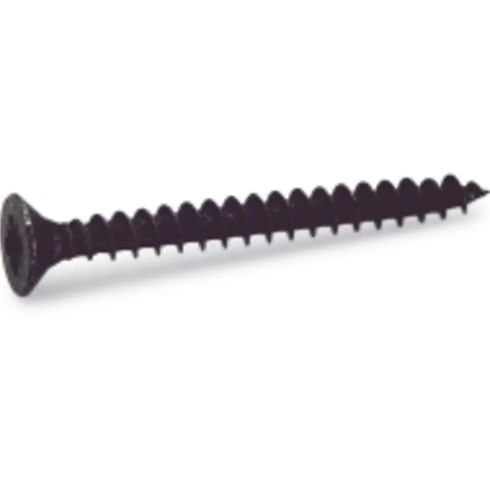 Treskruer panhode sort PZ1 3,5x16 mm 10 stk
