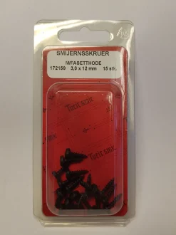 Treskrue smij 3x12 15-pk jts fasett hode