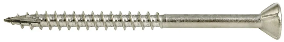 Treskrue utv a4 t25 5,0x80 a700 senk fiberkutt delgjenget