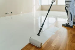 Trestjerner gulvmaling matt klassisk hvit base 2,7l