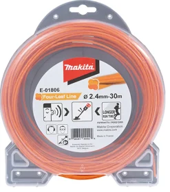 Trimmertråd støysvak 2,4 mm x 30 meter