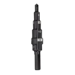 Trinnbor 4-12mm - 2mm trinnmilw