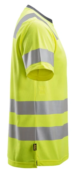 T-skjorte 2530 gul str XXL Snickers Workwear