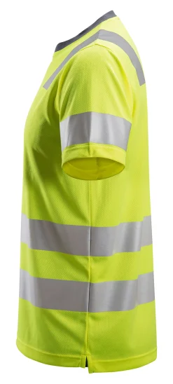 T-skjorte 2530 gul str XXL Snickers Workwear