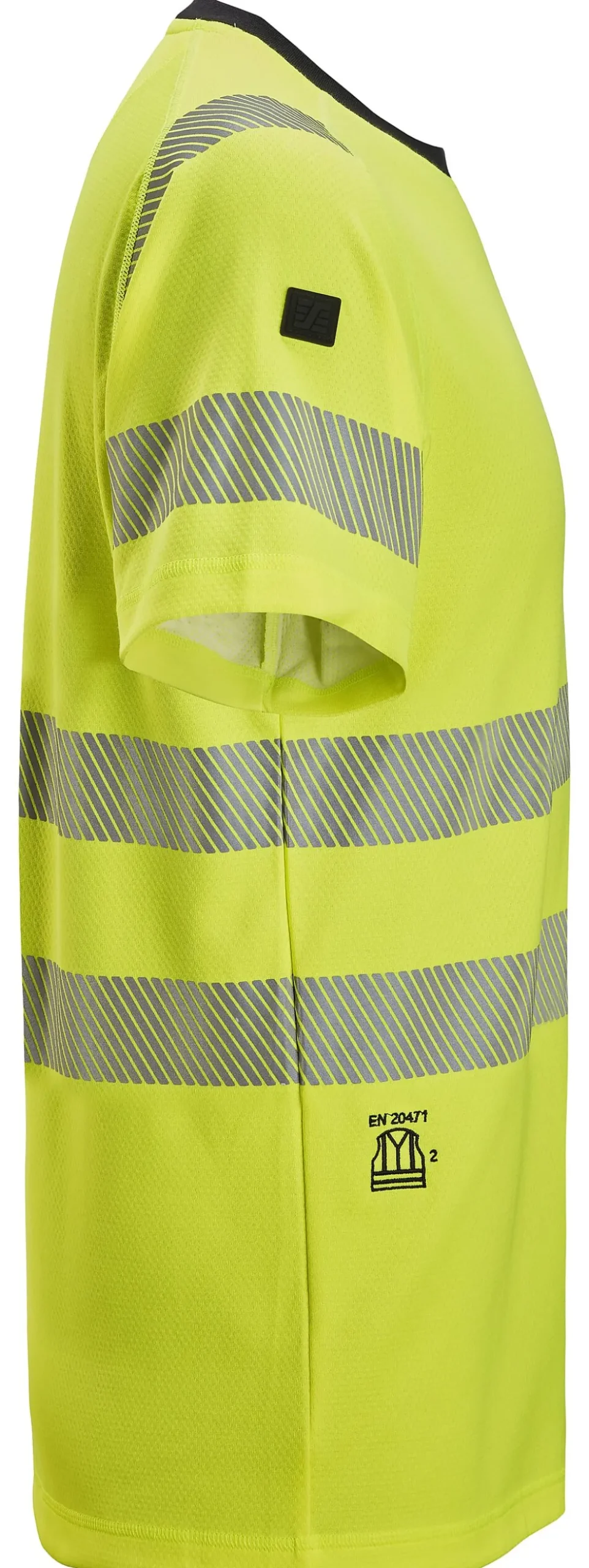 T-skjorte 2539 kl2 gul 3xl snickers workwear