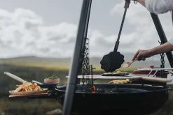 Vaffeljern til bålpanne