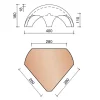 Valmklokke sort gl n5500 738 koramic