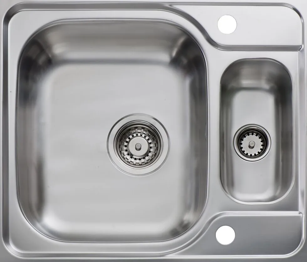 Vask une150 halvannen kum 2 kranhull vendbar