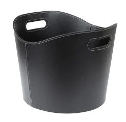 Vedkurv sort plast