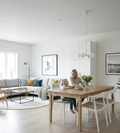 Veggpanel MDF skygge/skrå 11x620x2390 mm hvit