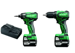 Verktøypakke kc18dd 5,0ah hsc hikoki 18v 2xbsl1850c/uc18yfsl