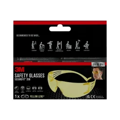 Vernebrille gul linse polykarbonat