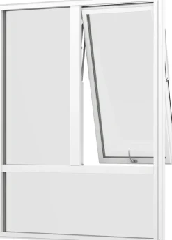 Vindu fk 96 (1,2) 9x12 fastkarm tre hvit