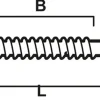 Vingeskrue stål sh bs 5,5x105 -100 senkhode borspiss corrseal