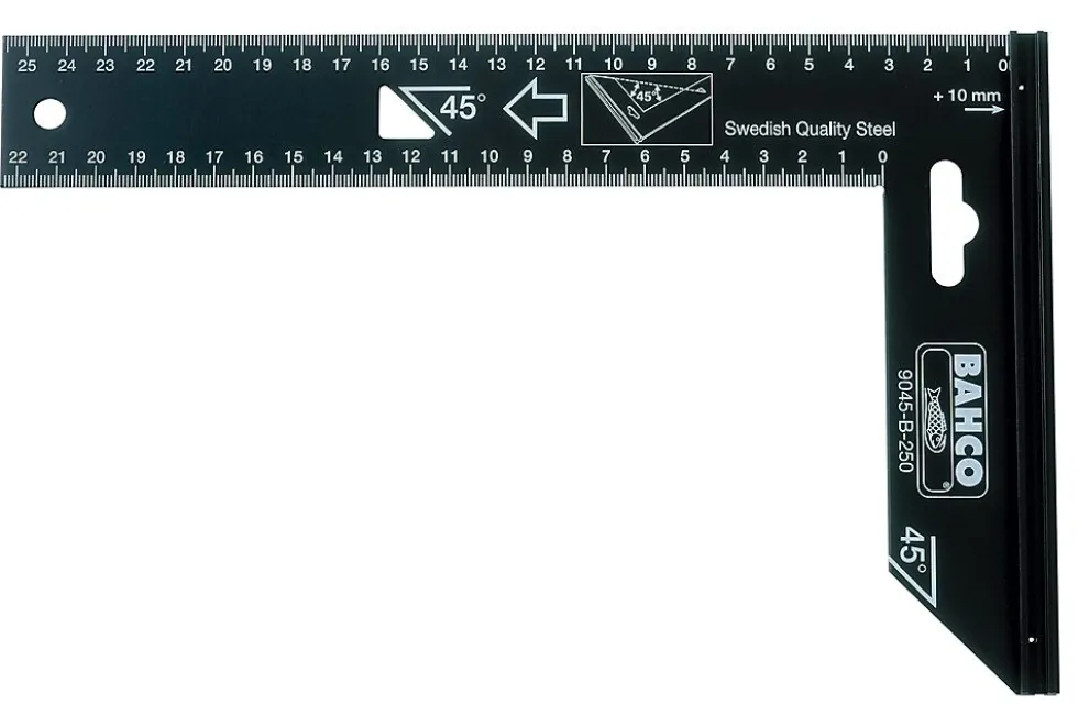 Vinkel 9045 presisjon 300 mm bahco 9045-B-300