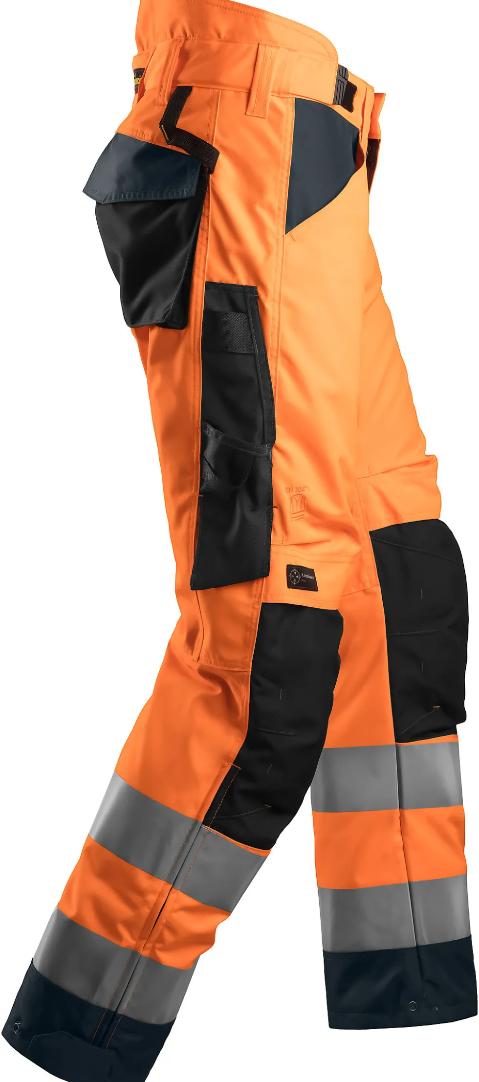 Vinterbukse high-vis oransje/grå str XL