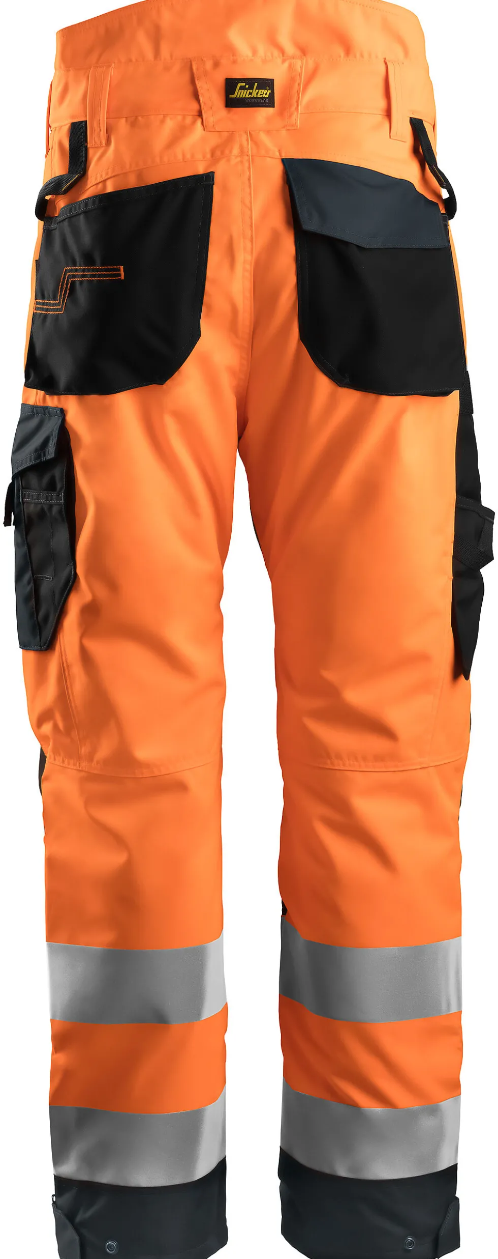 Vinterbukse high-vis oransje/grå str XL