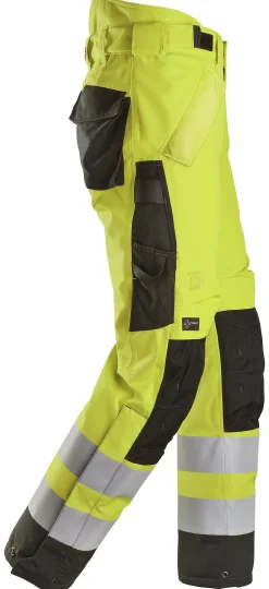 Vinterbukse 6630 kl2 gul xl snickers workwear
