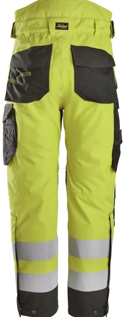 Vinterbukse 6630 kl2 gul xl snickers workwear