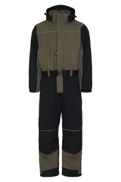 Vinterdress vanntett oliven sort 5XL