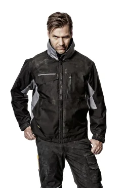 Vinterjakke 1128 hvit/sor xxlsnic 100% polyester rip-stop