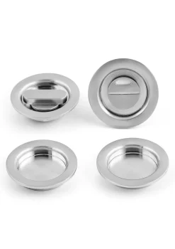 Wc-beslag Skyvedør Ø40MM B-krom Sb 2