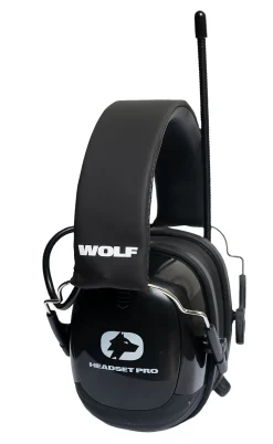 WOLF Headset Pro hørselsvern med Bluetooth, mikrofon og DAB+/FM