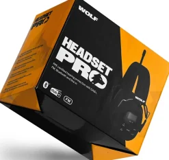WOLF Headset Pro hørselsvern med Bluetooth, mikrofon og DAB+/FM
