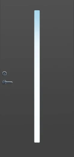 Ytterdør Forus 05 mørk grå høyre 110x210 cm
