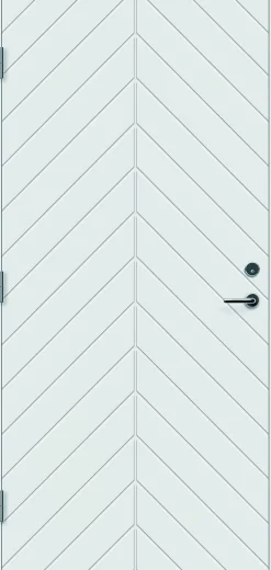 Ytterdør Gol hvit venstre 90x210 cm