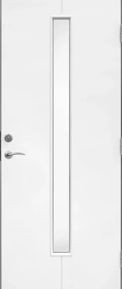Ytterdør Linnea Pluss 100x210 cm dempet sort venstre