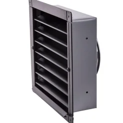 Ytterveggsrist v13 ø160 svart